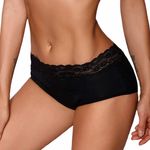 Fashion, accesorii si bijuterii - Femei - Lenjerie si pijamale femei - Lenjerie intima femei - Chiloti Menstruali 100% Bumbac Eva - S, Negru - Infinity.ro