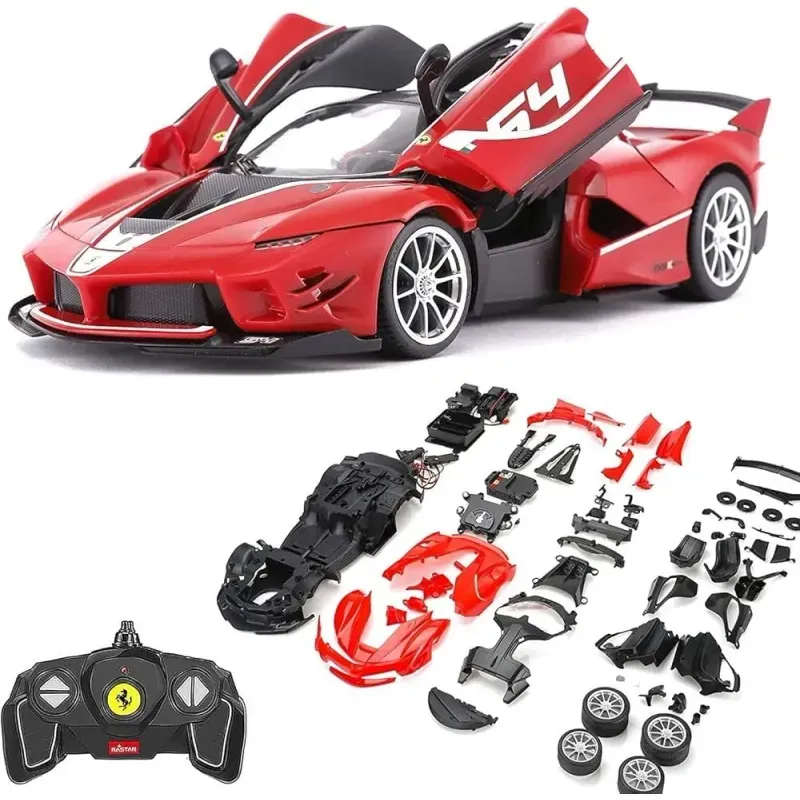 Jucarii, Copii si Bebe - Jucarii si jocuri - Vehicule si jucarii cu telecomanda - Masinute - Masinuta Construibila Cu Telecomanda Ferrari Fxxk Evo Scara 1 La 18 - Infinity.ro