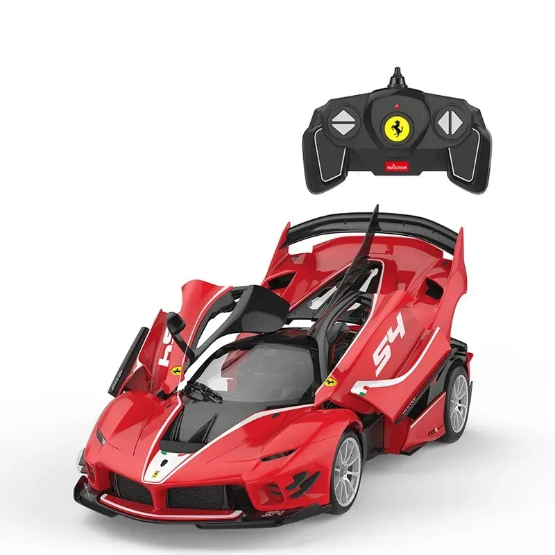 Jucarii, Copii si Bebe - Jucarii si jocuri - Vehicule si jucarii cu telecomanda - Masinute - Masinuta Construibila Cu Telecomanda Ferrari Fxxk Evo Scara 1 La 18 - Infinity.ro