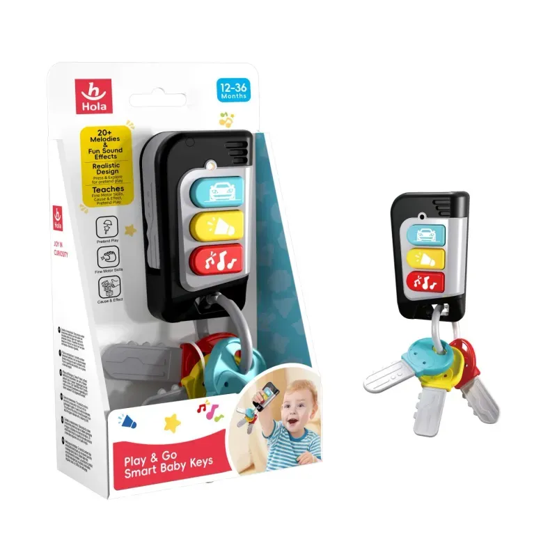 Jucarii, Copii si Bebe - Jucarii si jocuri - Jucarii bebelusi - Jucarii interactive bebelusi - Jucarie Interactiva Chei Auto Bebe Joaca-te Si Porneste - Infinity.ro