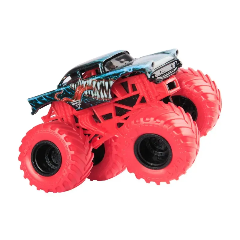Jucarii, Copii si Bebe - Jucarii si jocuri - Vehicule si jucarii cu telecomanda - Utilaje constructie de jucarie - Monster Jam Marvel Camion Gigant Venom Scara 1 La 64 - Infinity.ro