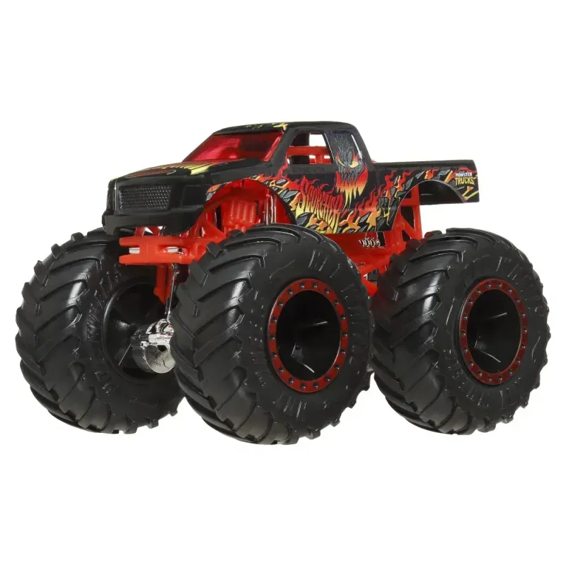 Jucarii, Copii si Bebe - Jucarii si jocuri - Vehicule si jucarii cu telecomanda - Masinute - Hot Wheels Monster Truck Si Masinuta Metalica Scorcher - Infinity.ro