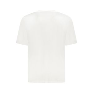 U.S. Grand POLO Tricou barbati cu imprimeu din bumbac, regular fit, alb,