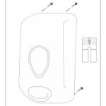 Casa si Gradina - Sanitare - Suporturi si accesorii baie - Dispensere - Dozator pentru sapun lichid Eco-Line, 1 litru, sistem anti-picurare, inchidere de siguranta cu cheie, alb - Infinity.ro