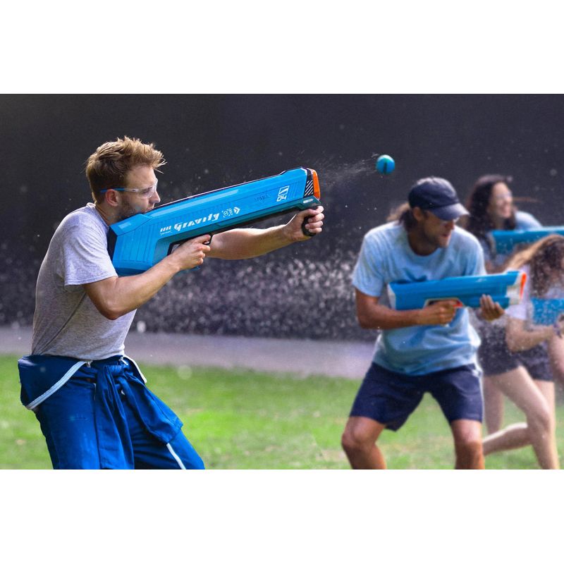 Sport si Outdoor - Accesorii si echipamente sportive - Sporturi de precizie - SpyraGravity, albastru, primul lansator de bombe cu apa din lume - Infinity.ro