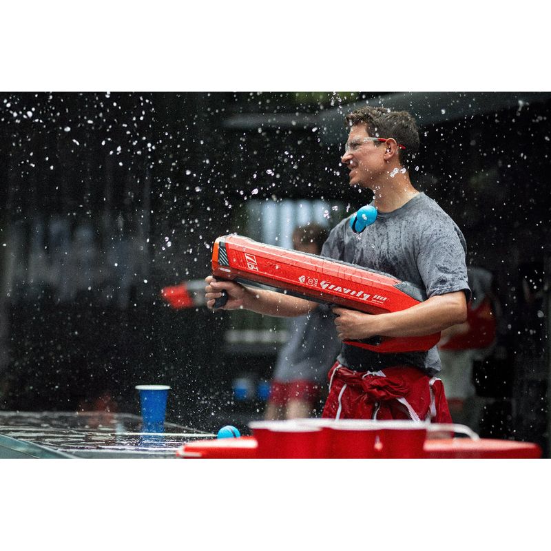 Sport si Outdoor - Accesorii si echipamente sportive - Sporturi de precizie - SpyraGravity, rosu, primul lansator de bombe cu apa din lume - Infinity.ro