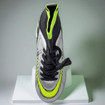 Sport si Outdoor - Echipament Sportiv - Incaltaminte sport - Pantofi sport - Ghete de fotbal Sky Wing C9838, cu glezniera si crampoane, pentru iarba sau sintetic 33 argintiu - Infinity.ro