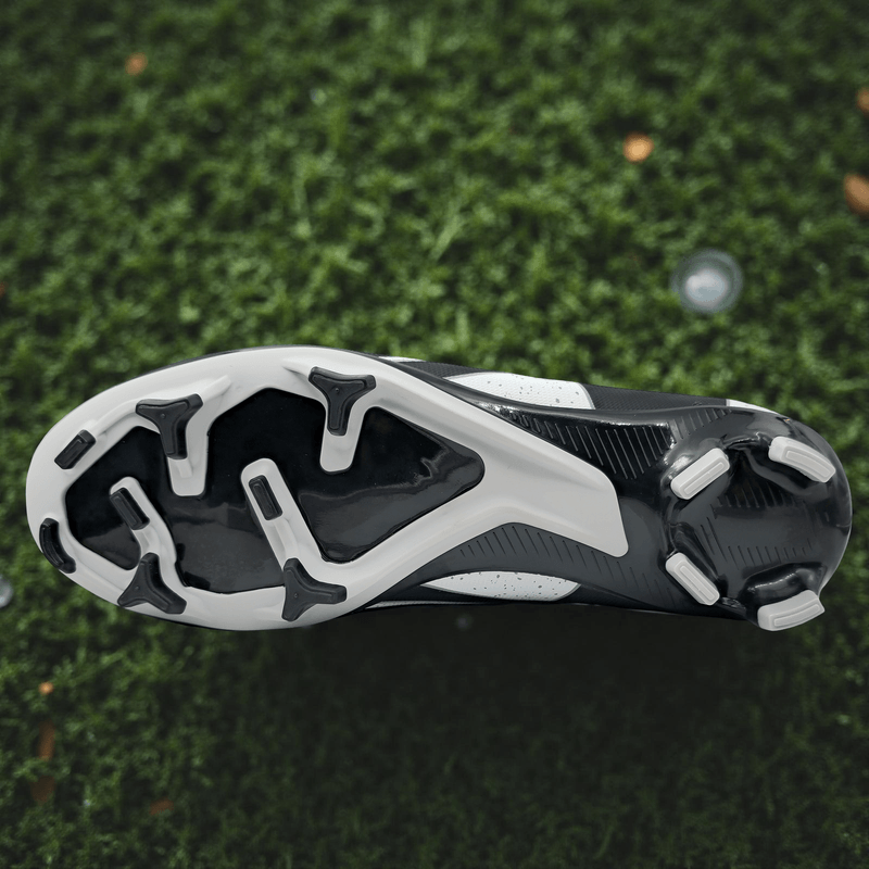 Sport si Outdoor - Echipament Sportiv - Incaltaminte sport - Pantofi sport - Ghete de fotbal Sky Wing C9838, cu glezniera si crampoane, pentru iarba sau sintetic 38 negru - Infinity.ro