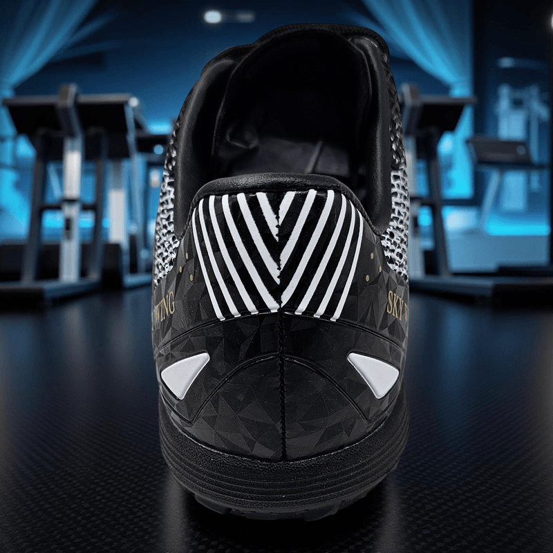 Sport si Outdoor - Echipament Sportiv - Incaltaminte sport - Pantofi sport - Ghete de fotbal Sky Wing, 9895 pentru teren sintetic, cusute in varf 38 negru - Infinity.ro