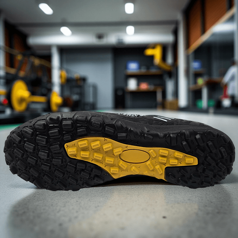 Sport si Outdoor - Echipament Sportiv - Incaltaminte sport - Pantofi sport - Ghete de fotbal Sky Wing, 9895 pentru teren sintetic, cusute in varf 38 negru - Infinity.ro