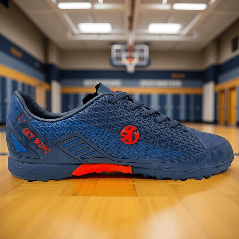 Sport si Outdoor - Echipament Sportiv - Incaltaminte sport - Pantofi sport - Ghete de fotbal Sky Wing, 9895 pentru teren sintetic, cusute in varf 36 bleumarin - Infinity.ro