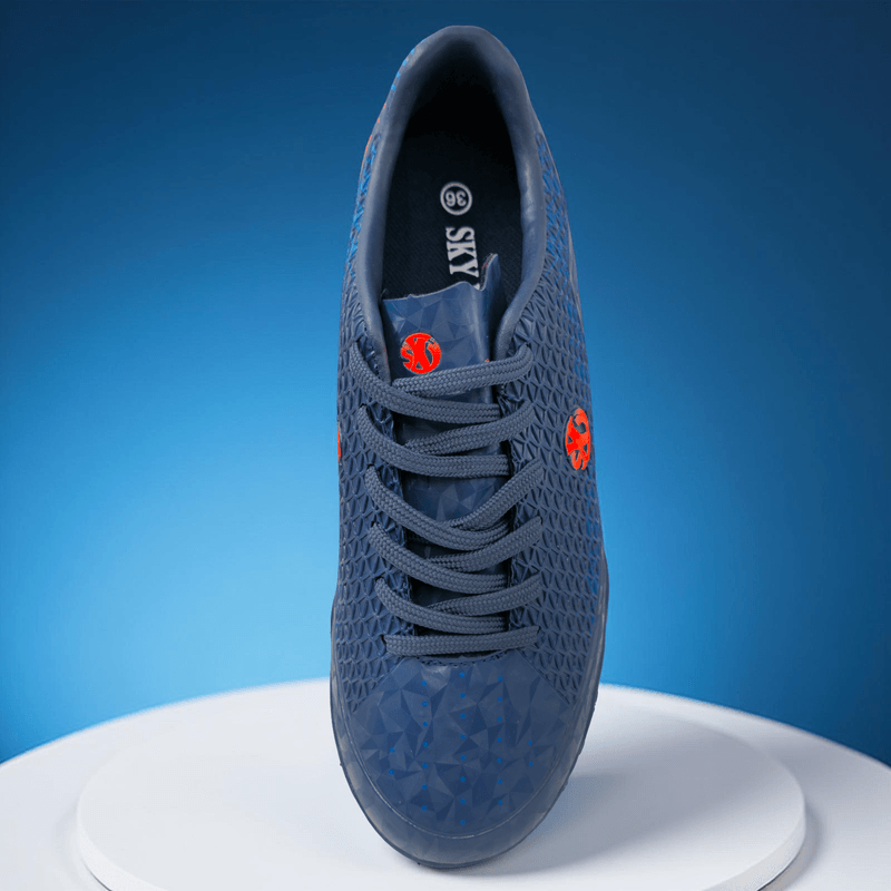 Sport si Outdoor - Echipament Sportiv - Incaltaminte sport - Pantofi sport - Ghete de fotbal Sky Wing, 9895 pentru teren sintetic, cusute in varf 36 bleumarin - Infinity.ro