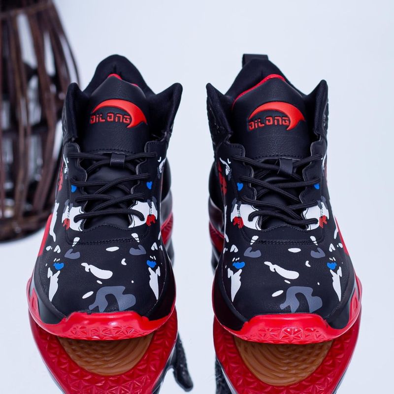 Fashion, accesorii si bijuterii - Barbati - Incaltaminte barbati - Sneakers si tenisi barbati - Pantofi sport baschet HI Tops MBrands imblaniti 42 - Infinity.ro