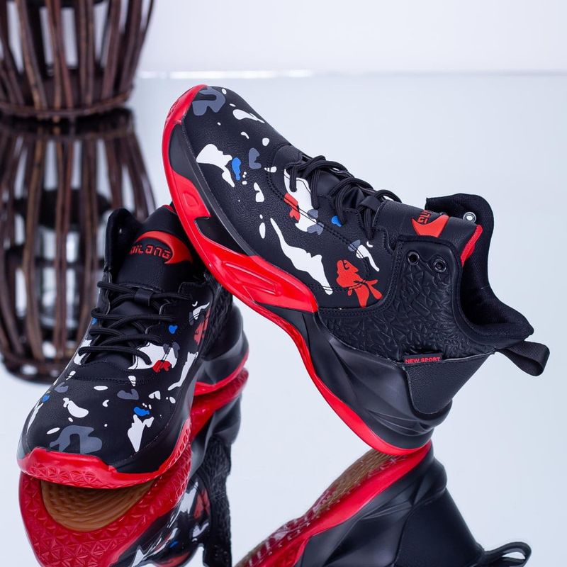 Fashion, accesorii si bijuterii - Barbati - Incaltaminte barbati - Sneakers si tenisi barbati - Pantofi sport baschet HI Tops MBrands imblaniti 42 - Infinity.ro