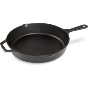 Tigaie adanca rotunda din fonta cu maner Navaris - 25 cm, 48585.01.2