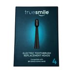 Ingrijire personala si Cosmetice - Igiena dentara - Rezerve si accesorii - Set 4 rezerve pentru periuta de dinti electrica Sonic D7 True Smile, negru TS0116 - Infinity.ro