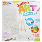 Jucarii, Copii si Bebe - Jucarii si jocuri - Jucarii & jocuri educative - Seturi pictura si desen - Set de pictura cu 2 panze, pensule si 4 culori, RMS Grafix 11-0106/16 - Infinity.ro