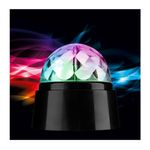 Casa si Gradina - Corpuri si surse de iluminat - Veioze si lampi - Lampi de veghe copii - Glob disco rotativ 360° cu lumini LED colorate, Vivo LPC1178 - Infinity.ro