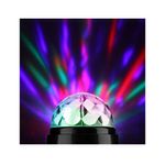 Casa si Gradina - Corpuri si surse de iluminat - Veioze si lampi - Lampi de veghe copii - Glob disco rotativ 360° cu lumini LED colorate, Vivo LPC1178 - Infinity.ro