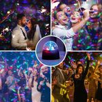 Casa si Gradina - Corpuri si surse de iluminat - Veioze si lampi - Lampi de veghe copii - Glob disco rotativ 360° cu lumini LED colorate, Vivo LPC1178 - Infinity.ro