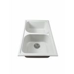 Casa si Gradina - Sanitare - Chiuveta bucatarie si accesorii - Chiuvete bucatarie - Chiuveta de bucatarie PREMIUM ELEFANT Equatoria 7950 Alb - Infinity.ro