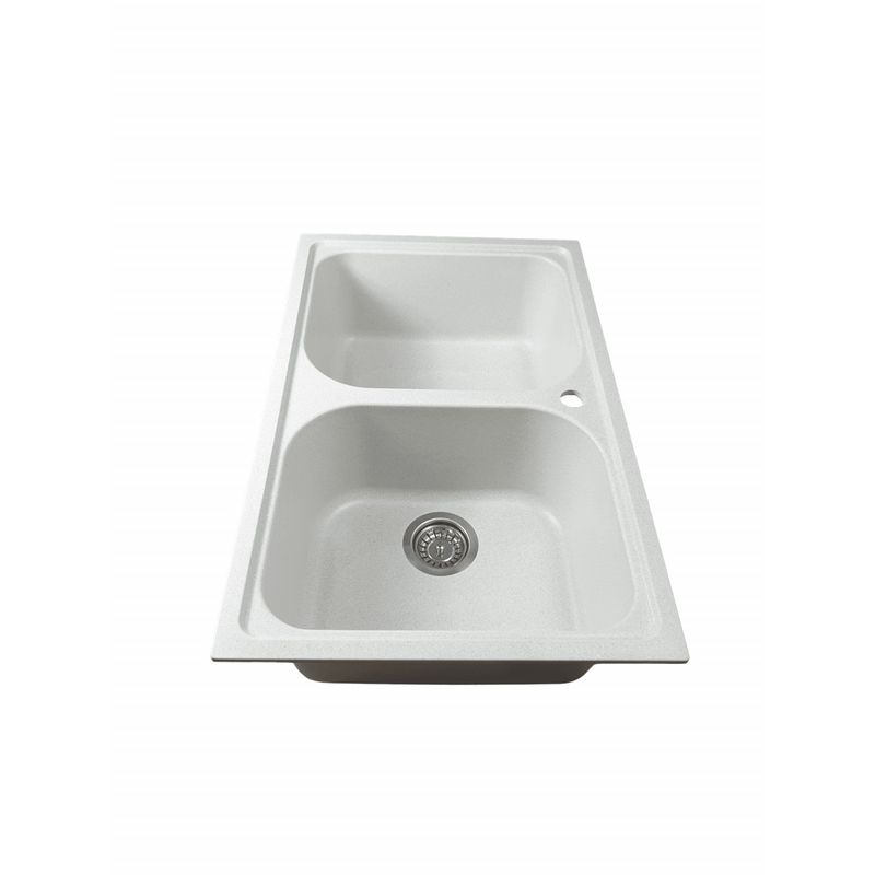 Casa si Gradina - Sanitare - Chiuveta bucatarie si accesorii - Chiuvete bucatarie - Chiuveta de bucatarie PREMIUM ELEFANT Equatoria 7950 Alb - Infinity.ro