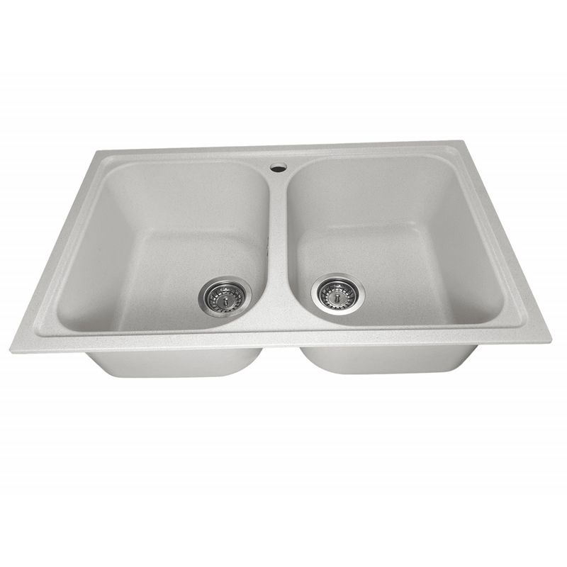 Casa si Gradina - Sanitare - Chiuveta bucatarie si accesorii - Chiuvete bucatarie - Chiuveta de bucatarie PREMIUM ELEFANT Equatoria 7950 Alb - Infinity.ro