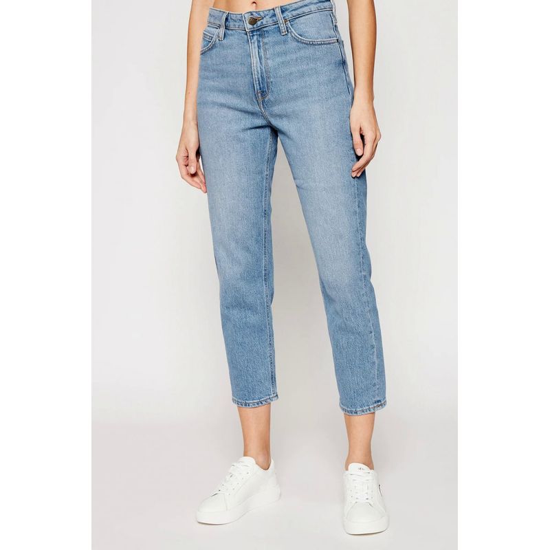 Fashion, accesorii si bijuterii - Femei - Imbracaminte femei - Pantaloni femei - Blugi dama Carol Regular Fit L30UMWKP, Albastru  W28-L35 US - Infinity.ro