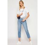 Fashion, accesorii si bijuterii - Femei - Imbracaminte femei - Pantaloni femei - Blugi dama Carol Regular Fit L30UMWKP, Albastru  W28-L35 US - Infinity.ro