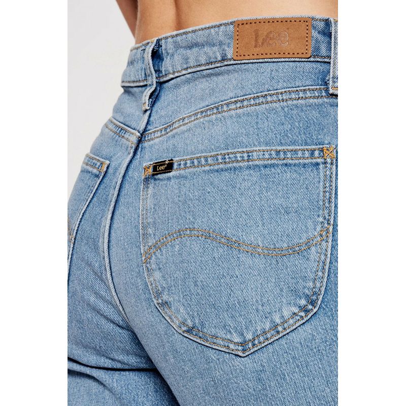 Fashion, accesorii si bijuterii - Femei - Imbracaminte femei - Pantaloni femei - Blugi dama Carol Regular Fit L30UMWKP, Albastru  W28-L35 US - Infinity.ro