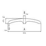 Casa si Gradina - Mobilier - Feronerie si accesorii mobila - Set placuta balans metalica 25 x 15 cm, baza 64 cm, rola universala cauciuc si cilindru piston, pentru scaune birou - Infinity.ro