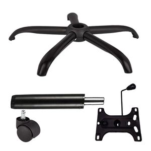 Set placuta balans metalica 26 x 15 cm, baza 64 cm, rola universala cauciuc si cilindru piston, scaune birou, 35 cm