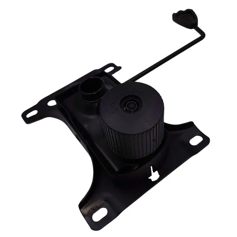 Casa si Gradina - Mobilier - Feronerie si accesorii mobila - Set placuta balans metalica 26 x 15 cm, baza 64 cm, rola universala si cilindru piston, gaz, pentru scaune birou, 35 cm - Infinity.ro