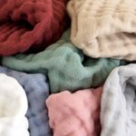 Jucarii, Copii si Bebe - Igiena si ingrijire - Baia bebelusului - Prosoape si halate de baie copii - Set 6 Prosopele din Bumbac Muselina REDQUIT® – Delicatete Naturala in Fiecare Zi (25x50 cm), multicolor - Infinity.ro