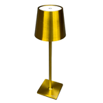 Casa si Gradina - Corpuri si surse de iluminat - Veioze si lampi - Lampi de veghe - Lampa de masa, cu touch, reincarcabila, fara fir, 3 temperaturi de culoare, aurie, 37cm - Infinity.ro