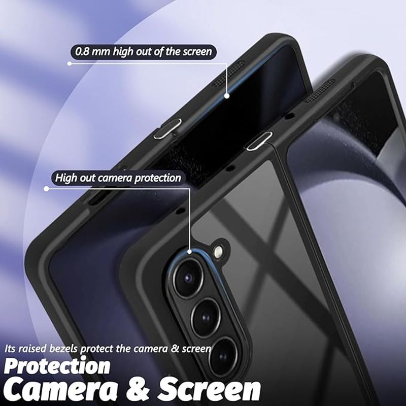 Laptop, Telefoane si Tablete - Telefoane mobile si accesorii - Accesorii Telefoane - Huse telefoane - Carcasa pentru Samsung Galaxy Z Fold 5 5G, cu balamale, rezistenta - Infinity.ro