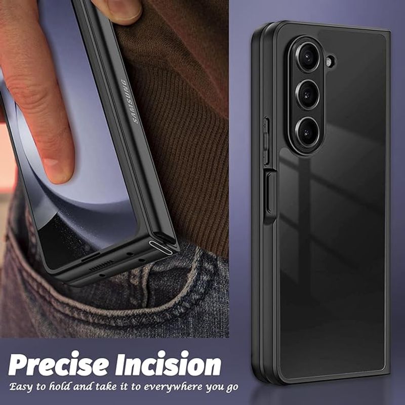 Laptop, Telefoane si Tablete - Telefoane mobile si accesorii - Accesorii Telefoane - Huse telefoane - Carcasa pentru Samsung Galaxy Z Fold 5 5G, cu balamale, rezistenta - Infinity.ro