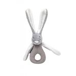 Jucarii, Copii si Bebe - Jucarii si jocuri - Jucarii bebelusi - Jucarii zornaitoare - Jucarie zornaitoare bebelusi BabyJem, Iepuras din plus, 3 luni+ (Culoare: Gri) - Infinity.ro