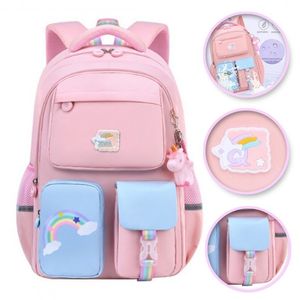 Rucsac roz, universal, pentru sport si scoala, model rainbow, JollyMag, PL160R