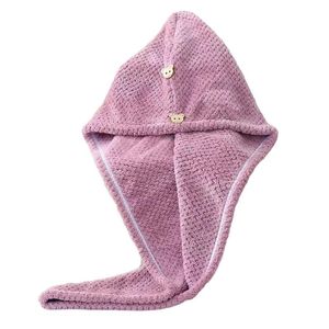 Prosop de par, pentru baie, plaja sau piscina, roz, 100% microfibra, absorbant, 65x25 cm, JollyMag, REC52WZ3