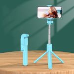 Laptop, Telefoane si Tablete - Telefoane mobile si accesorii - Accesorii Telefoane - Selfie stick-uri - Selfie Stick Pentru Telefon MRG MR1,  Tripod , 360 grade, Albastru - Infinity.ro