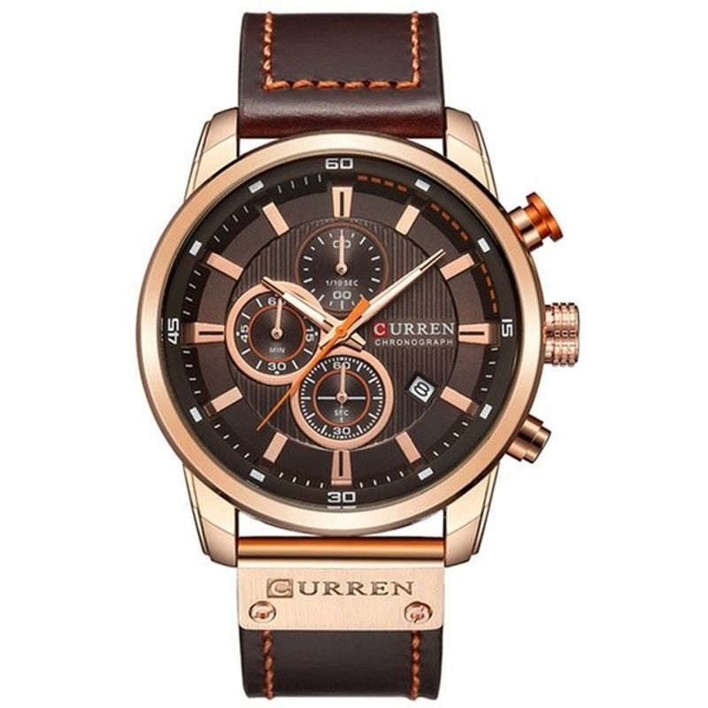Fashion, accesorii si bijuterii - Barbati - Bijuterii barbati - Ceasuri barbati - Ceas barbatesc Curren gold plate - Infinity.ro