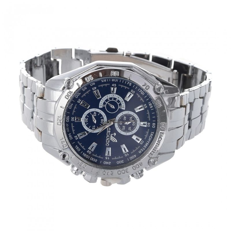 Fashion, accesorii si bijuterii - Barbati - Bijuterii barbati - Ceasuri barbati - Ceas barbatesc Orlando silver blue - Infinity.ro