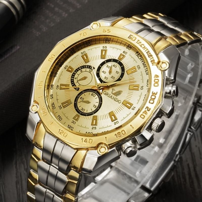 Fashion, accesorii si bijuterii - Barbati - Bijuterii barbati - Ceasuri barbati - Ceas barbatesc Orlando Eos gold - Infinity.ro