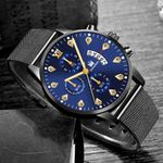 Fashion, accesorii si bijuterii - Barbati - Bijuterii barbati - Ceasuri barbati - Ceas barbatesc Shaarms fashion albastru - Infinity.ro