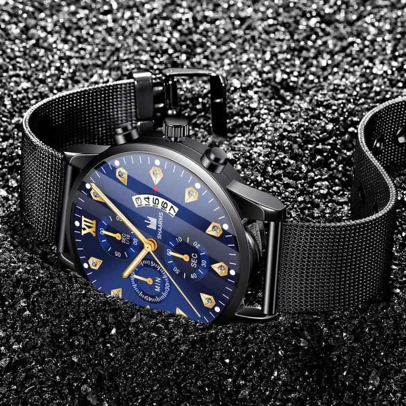 Fashion, accesorii si bijuterii - Barbati - Bijuterii barbati - Ceasuri barbati - Ceas barbatesc Shaarms fashion albastru - Infinity.ro