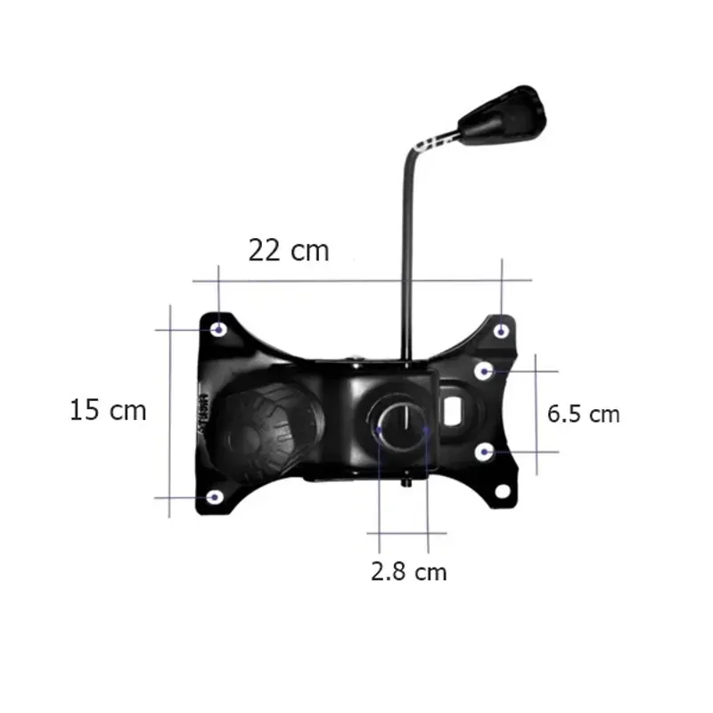 Casa si Gradina - Mobilier - Scaune si fotolii - Scaune - Set placuta balans metalica 22 cm x 15 cm, baza 60 cm , rola universala  Ø11 si cilindru piston, gaz, scaune birou - Infinity.ro