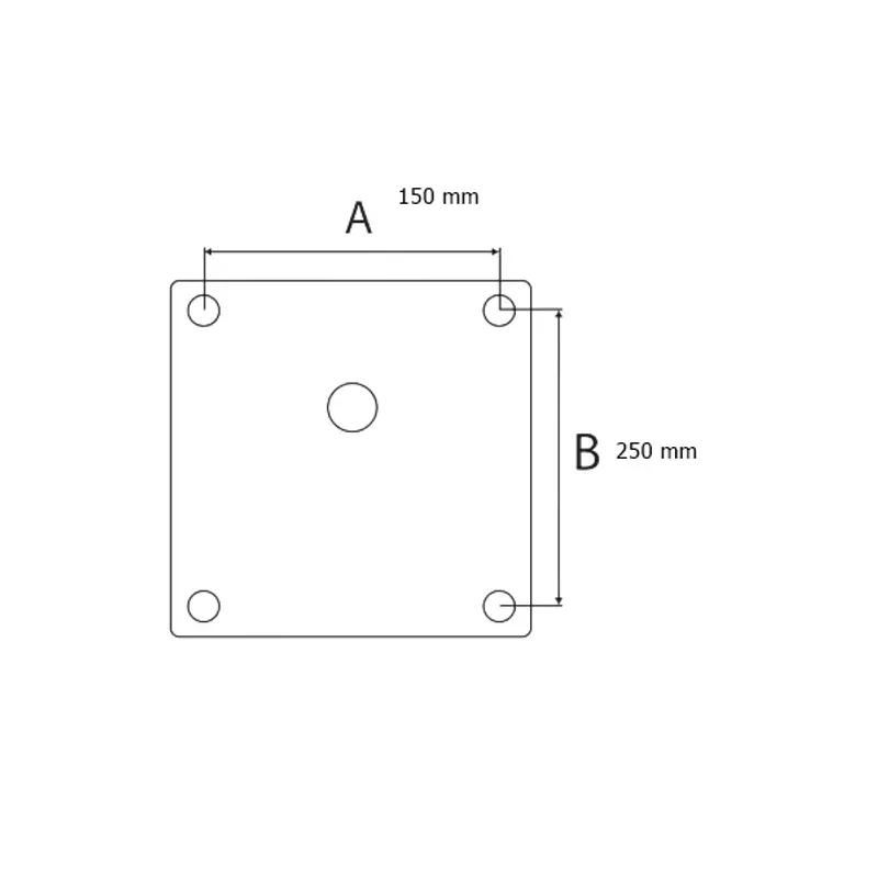 Casa si Gradina - Mobilier - Scaune si fotolii - Scaune - Set placuta balans metalica 25 x 15 cm, baza 64 cm, rola universala cauciuc si cilindru piston, gaz, pentru scaune - Infinity.ro