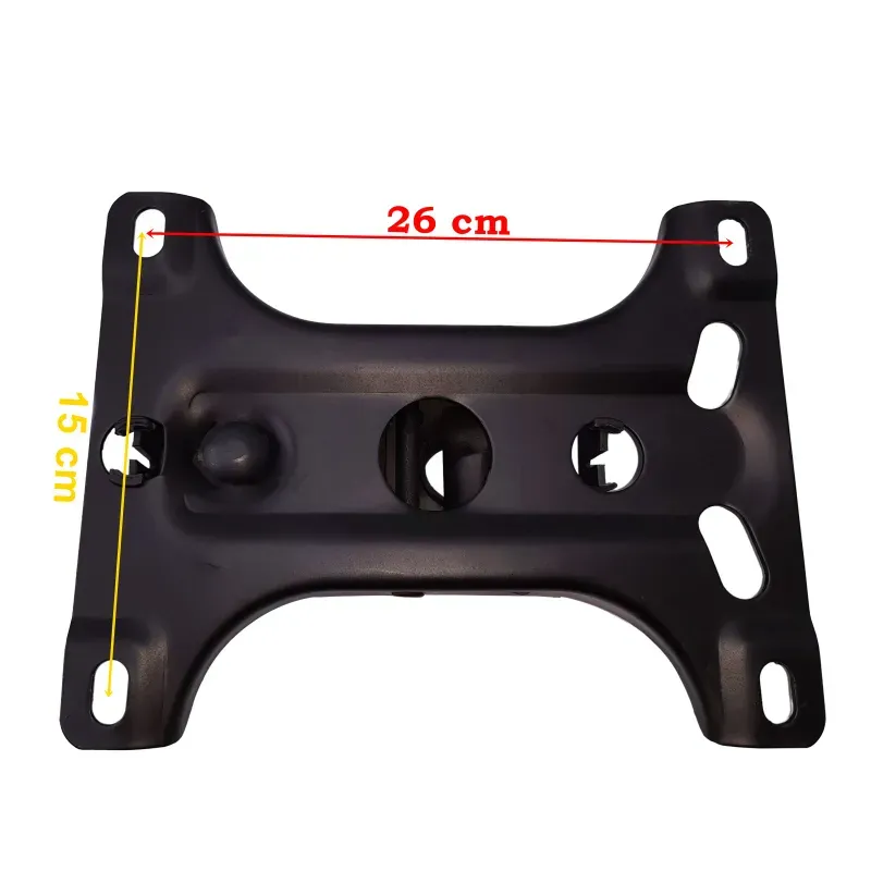 Casa si Gradina - Mobilier - Scaune si fotolii - Scaune - Set placuta balans metalica 26 x 15 cm, baza 60 cm, rola universala  Ø11 mm si cilindru piston, gaz, pentru scaune birou - Infinity.ro