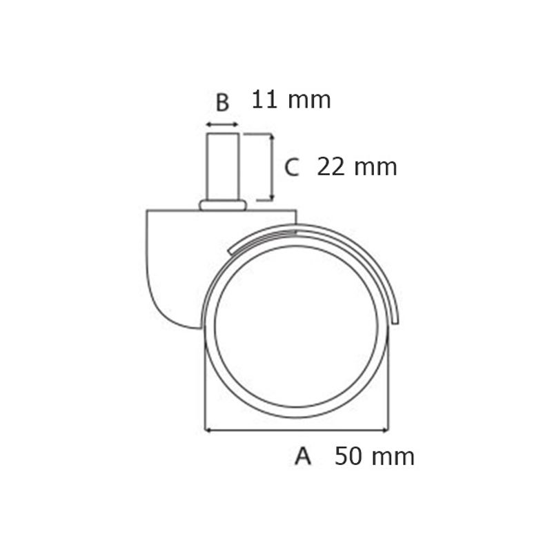 Casa si Gradina - Mobilier - Scaune si fotolii - Scaune - Set placuta balans metalica 26 x 15 cm, baza 60 cm, rola universala  Ø11 si cilindru piston, gaz, pentru scaune birou - Infinity.ro